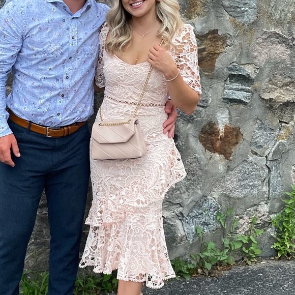 Lulus blush pink dress - Picture 2 of 3